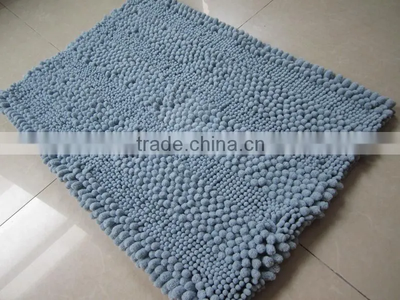 New Polyester Chenille Entrance Custom Door Mat