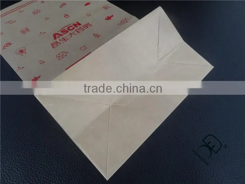 Wholesale china kraft paper bag for baguette bread,hamburger,sandwich