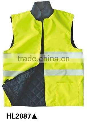 reversible working safety vest uniform