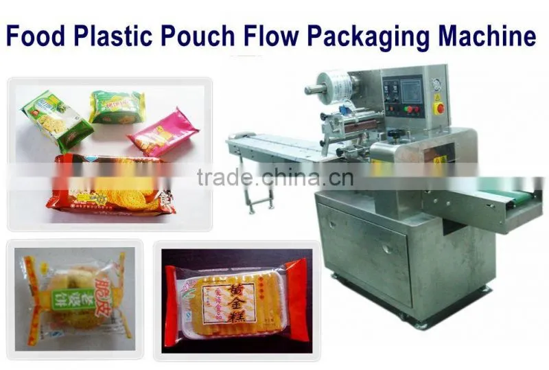 Flow food Packaging Machine with stainless steel material DCTWB-250D