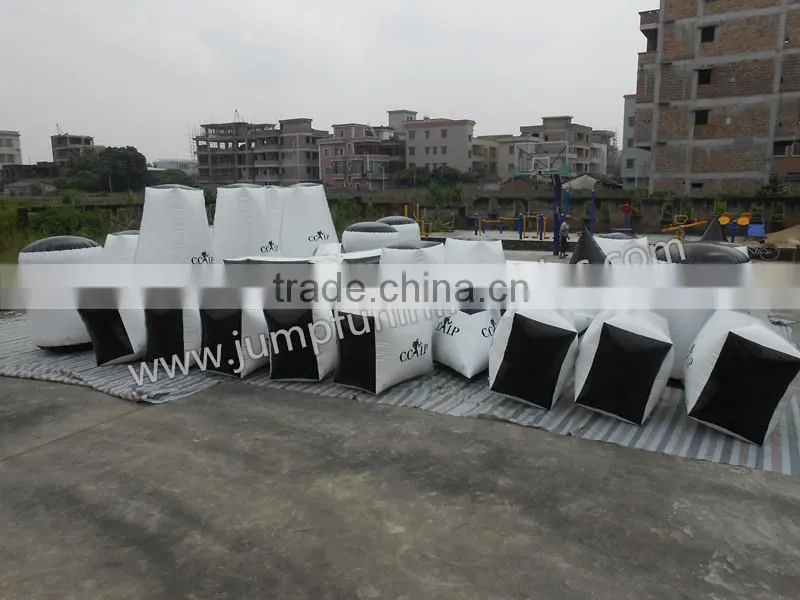 inflatable cylinder bunker/inflatable barrier bunker/inflatable paintball obstacle