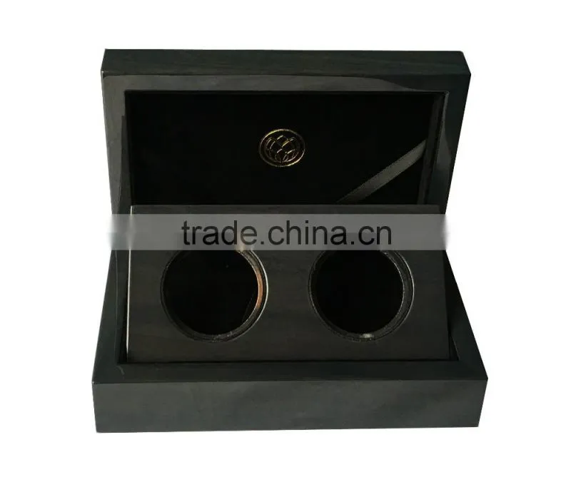 2017 New Design Rotation Wooden Coin Display and Presentation Case