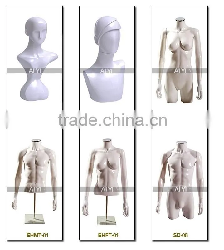 Plastic Male Display Matte Mannequin Hand