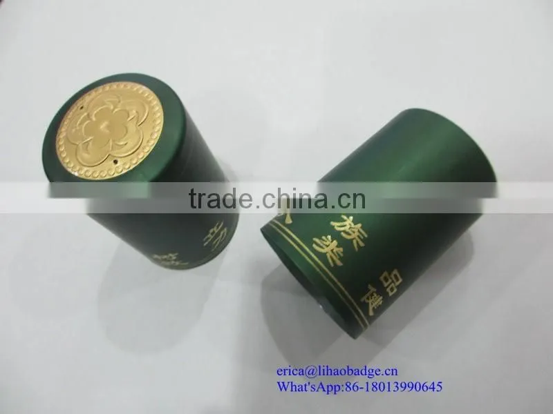 sulppy PVC cap, heat shrink cap, wine bottle sealing sleeve