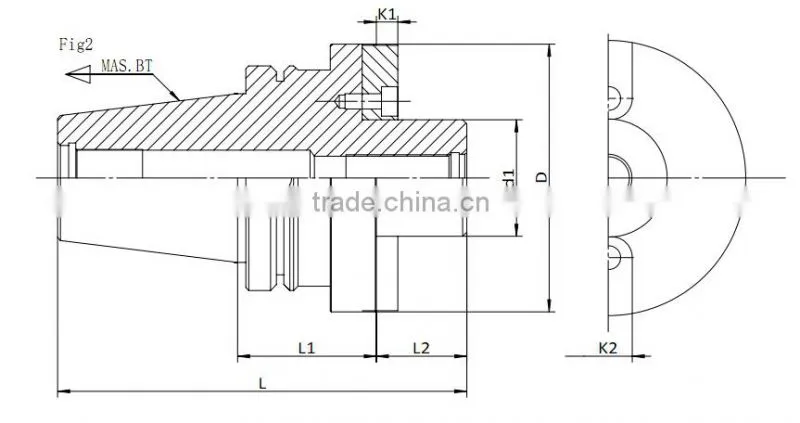BT Shell Mill Arbor