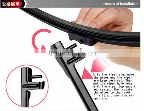 ZHIXIA Perfect China auto heated Wiper Blade/flat windshield wiper blade/ rubber windshield wiper blade