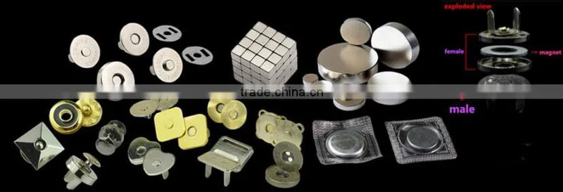 Factory Outlets cheap customized nickel round rivet magnetic button