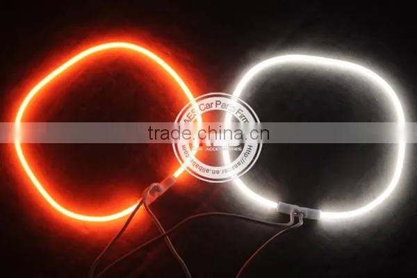 2014 Factory Hot Sale Square LED angel eyes for car H4 bixenon projector lens