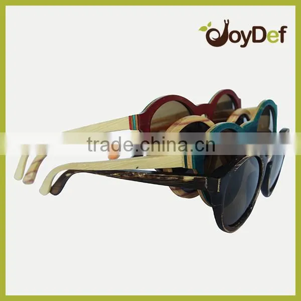 all age warm tone fashion Bamboo wood sunglasses wooden sunglasses with polarized lens
