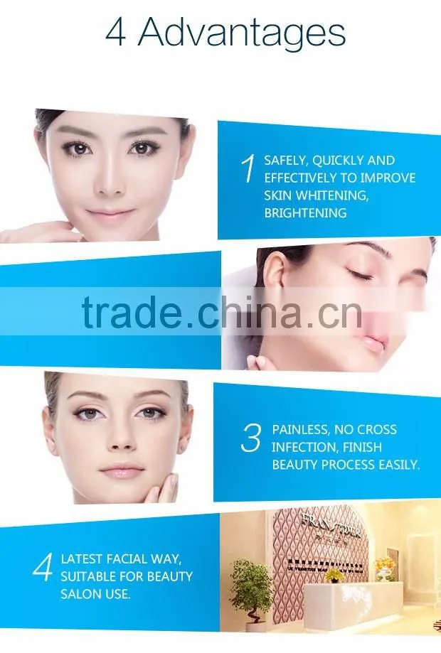 Suitable for all skin types/hydro dermabrasion deep cleaning peel SPA mini salon equipment