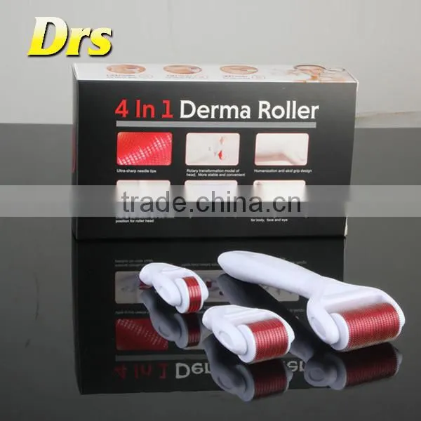 Micro Needle Therapy 4 in 1 derma roller DRS dermaroller Acne Scars Marks Derma Skin Meso Roller