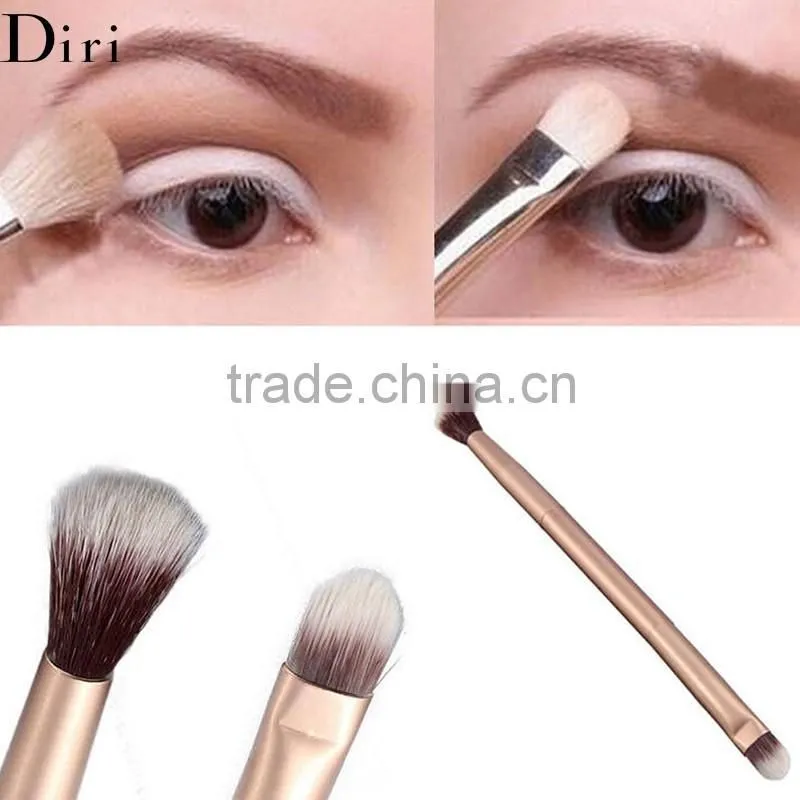 Double End Makeup Brush Horse Hair with Custom Logo Eyeshadow Brush