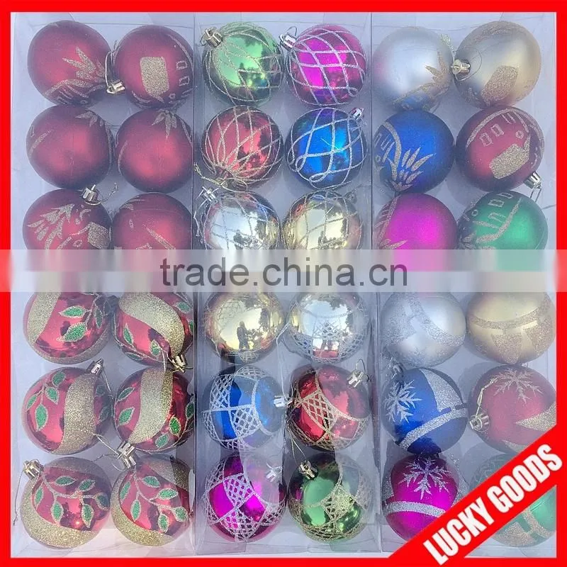 top quality new arrival and new design 2014 drawing christmas ball for wholesale