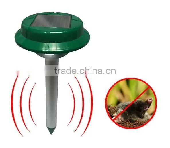 VS-312M GardenYard Poison-Ultrasonic Solar Repeller Solar Powered LED Light Mole Mouse Gopher Rodent Pest Repeller