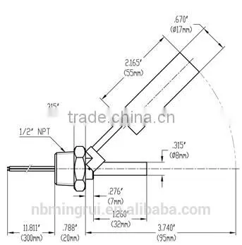 MR-L11 Stainless steel Leve Sensor for air condition