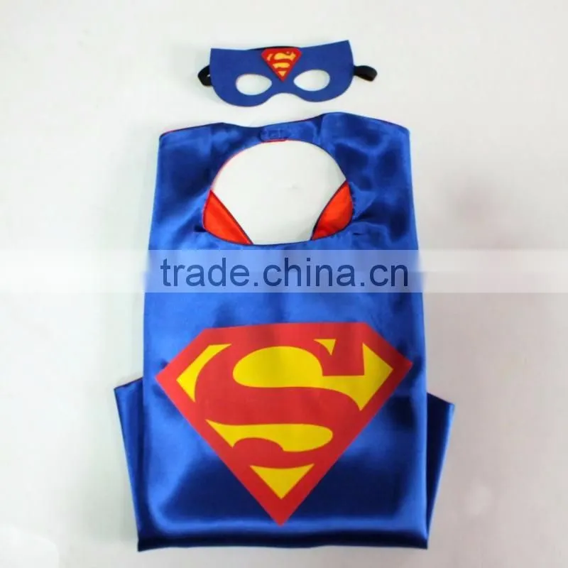 YS Manufacturer Children Birthday Party Wholesale Superhero Cape and Mask