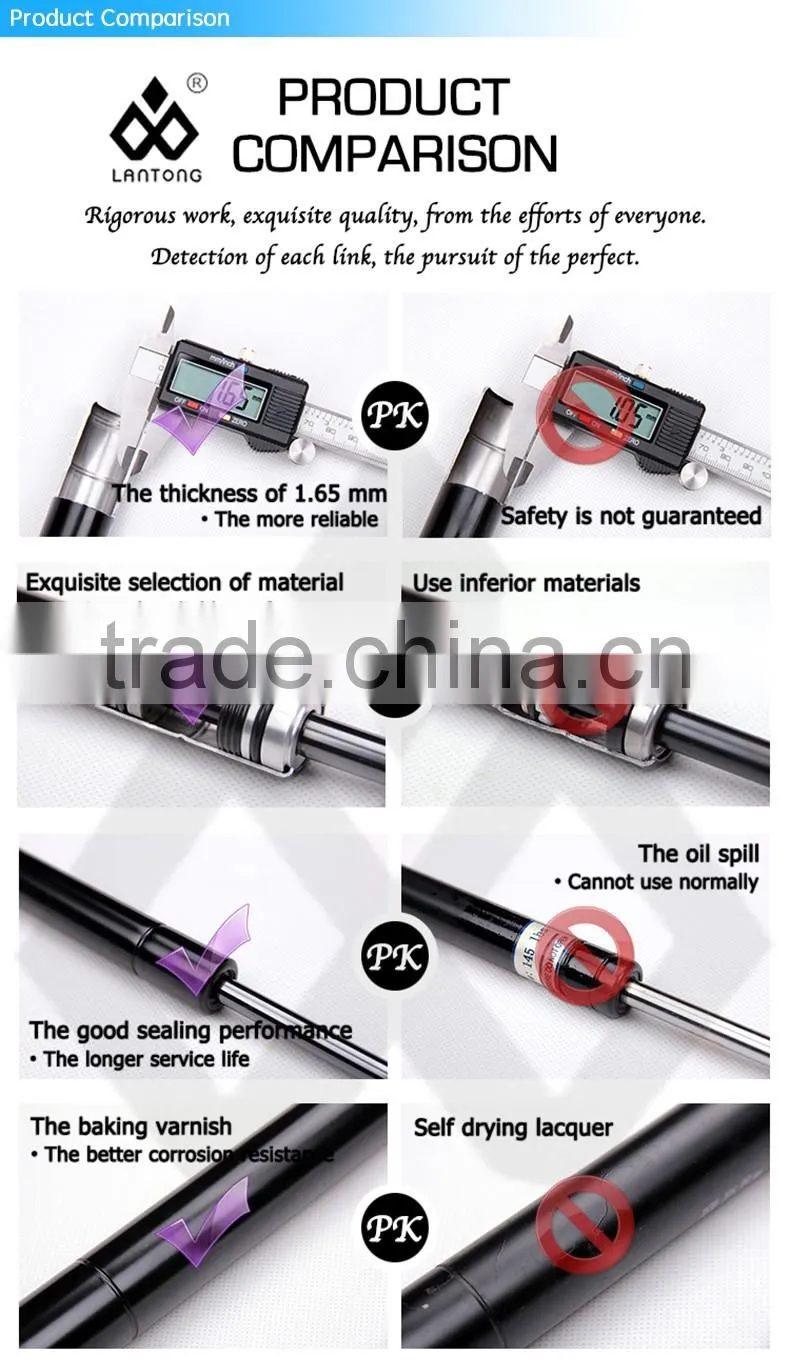 China Hot Sale Nitrogen Adjustable Gas Spring For Furniture Bed ToolBox
