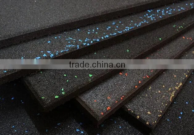 Gym rubber mat ,10mm-50mm rubber flooring tile .rubber floor mat