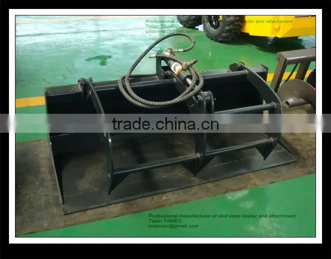 skid steer loader attachment grass cutter/mower