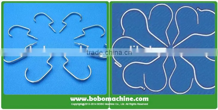 Round wire clothes hanger hook bending and threading machine