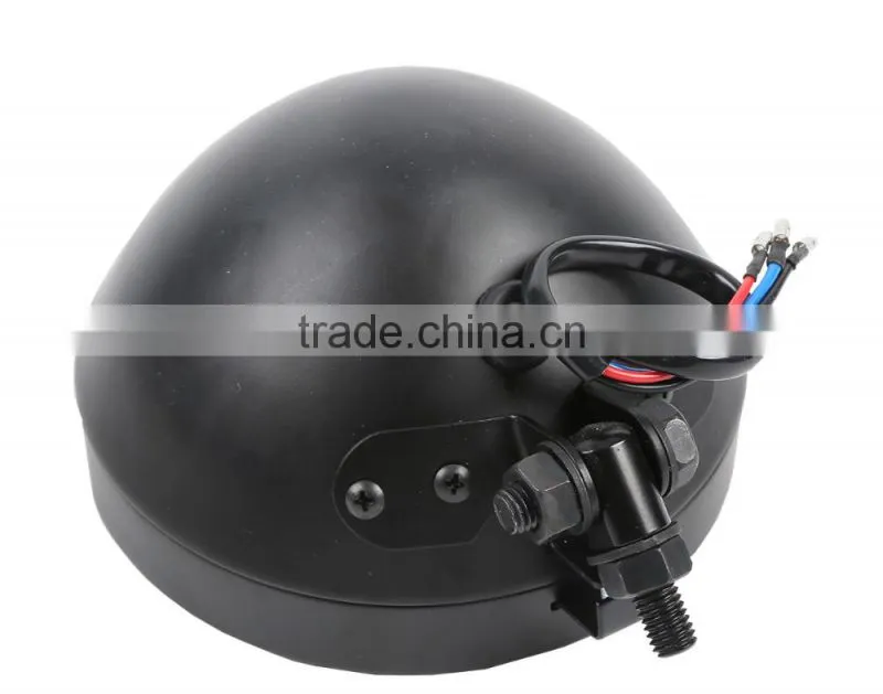 5-3/4" Faceted HeadLight Headlamp For Bobber Choppers Cruiser Old school