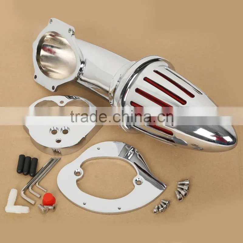 Aluminum Air Cleaner Kits intake filter For Kawasaki Vulcan VN 1500 1600 00-12