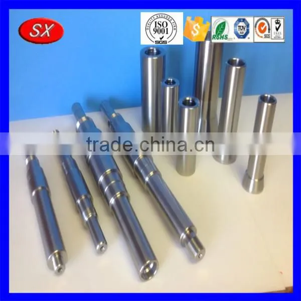 Customized for variety of Stepped Shafts Color Anodizing and Gold-plating