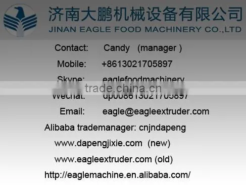 Jinan Eagle Kellogs breakfast cereals Corn flakes extruder production line