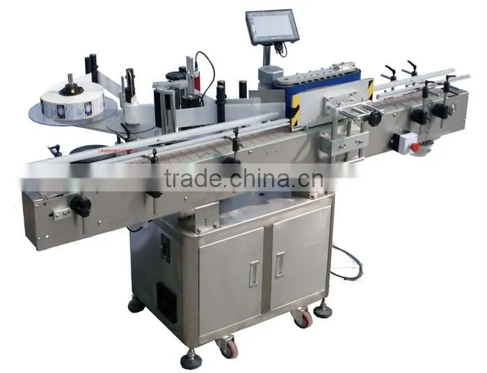 Semi automatic labeling machine of single side bottle labeling machine
