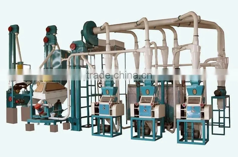 Samll scale maize processing machinery price