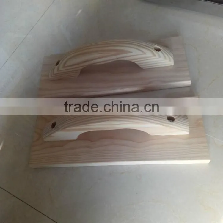 high quality 12" pine wood float trowel with logo for USA market