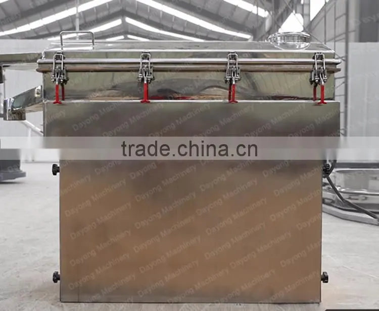 mini linear vibrating screen for rice grain granule powder