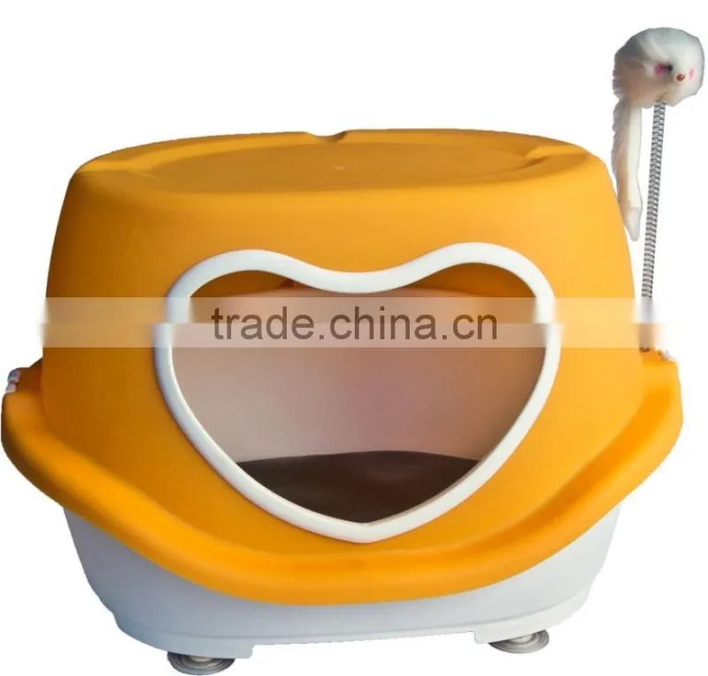 Cat house / Plastic Cat house with mouse / Cat house with chuck