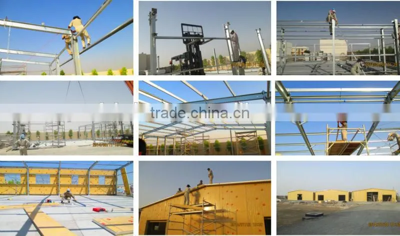 Pre-engineer steel structural warehouse