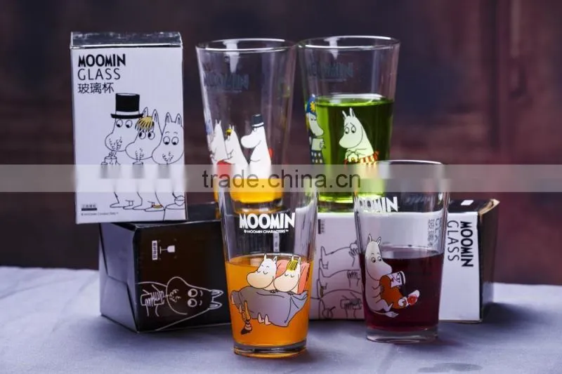 470ml clear glass cups glass beverage cup