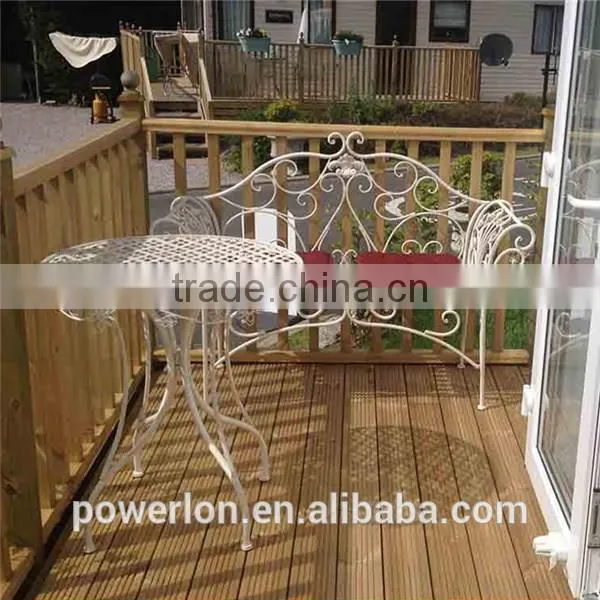 KD Garden Bench Antique Cream Fantastic
