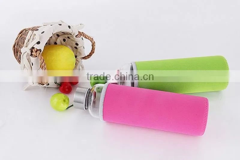 Insulated heat resistant borosilicate hot sport water bottle