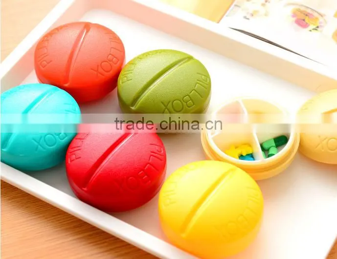 Q1094 Mini four box plastic pill case