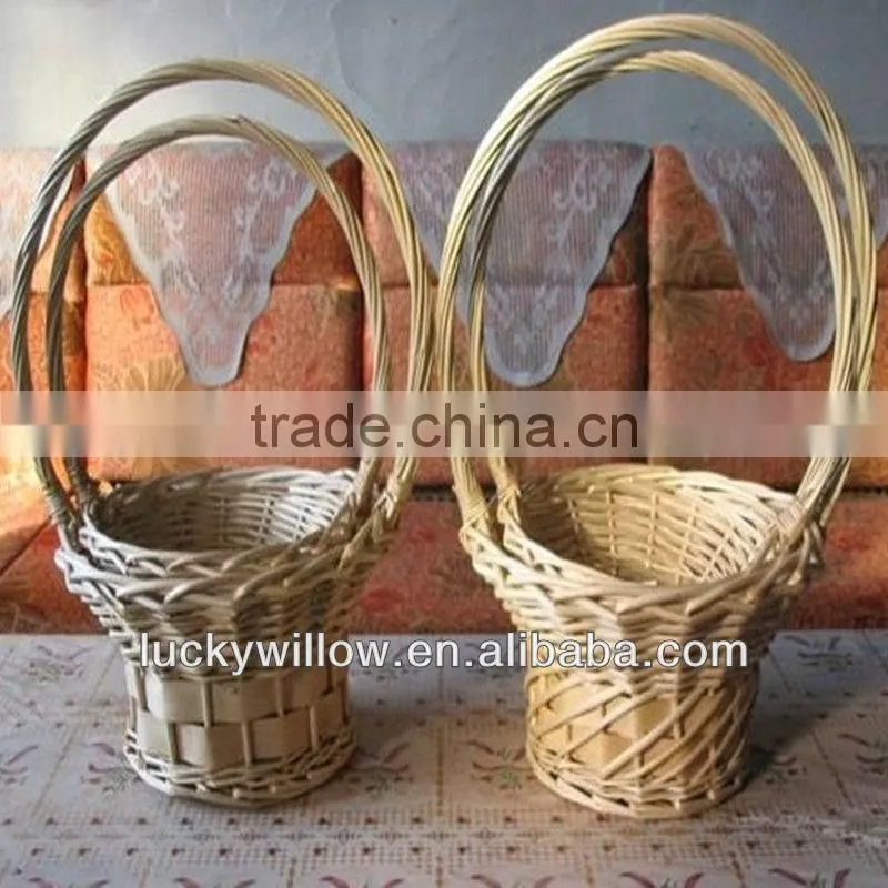 elegant willow flower vase wicker flower basket