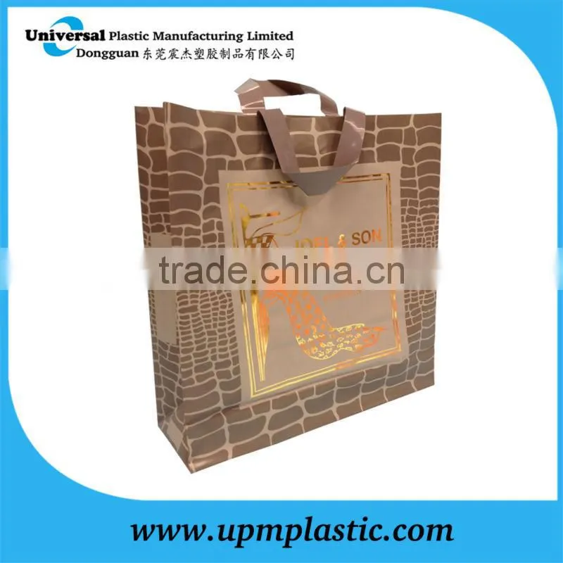 biodegradable PE flexiloop handle plastic carrier bag