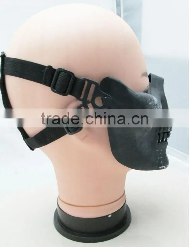 Plastic Skull Half Face Safety Mask
