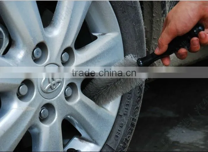 Plastic Car Tire Brush Wheel Hub Brush Wheel Brush
