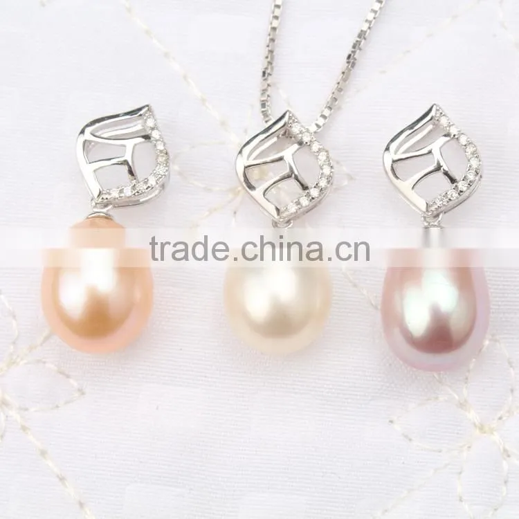 heart shap Pearl Pendants