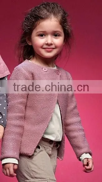fashion girl's cardigan, hand made wool sweaters for children