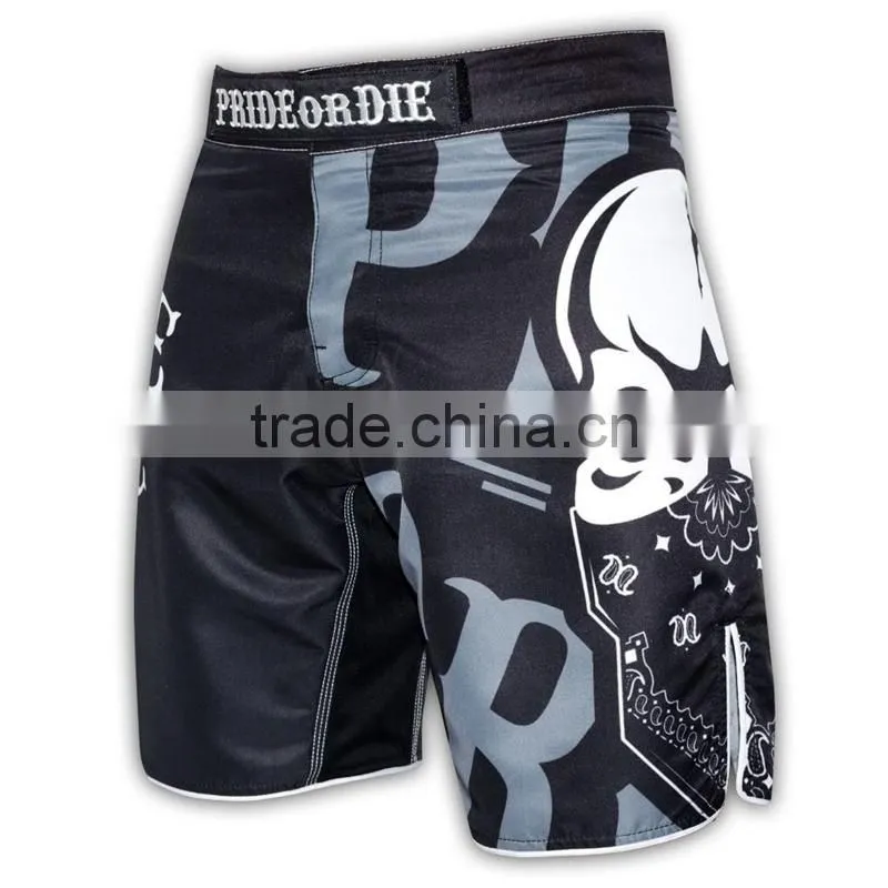 Wholesale blank mma fight shorts with pockets