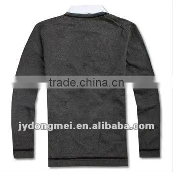 100cotton V neck Leisure man sweater