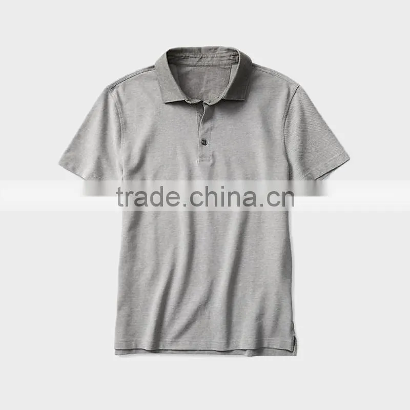 China alibaba wholesale custom men's grey short sleeve polo shirt