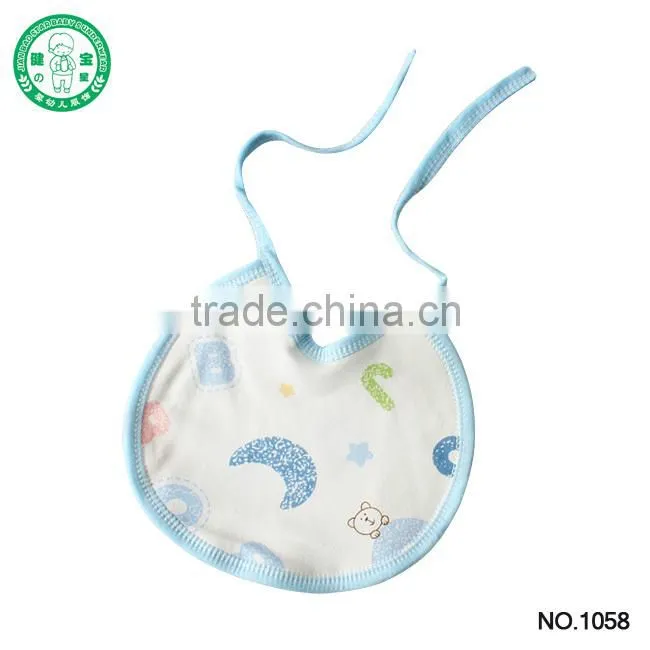 Washable Baby Care Soft Wearing Bib with Cartoon Printed
