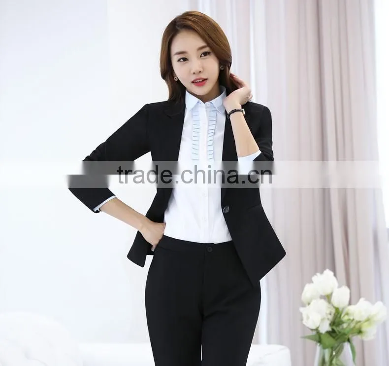 womens business blouses suits elegant lady office uniform