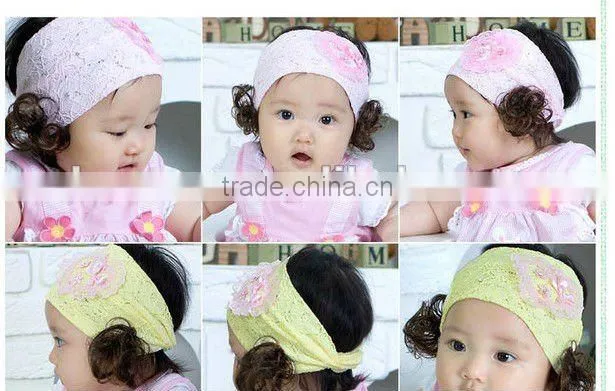 Baby Headband Lace Flowet Hair Bands Children Hairband Hair Bow